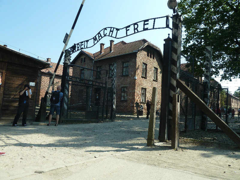 Auschwitz 1 Camp Poland - entry gates
