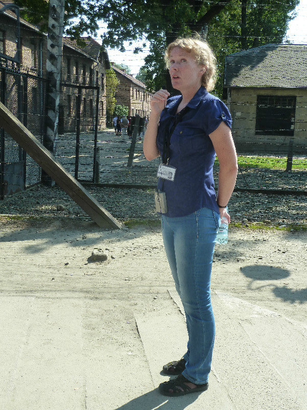 Auschwitz 1 Camp Poland - our guide