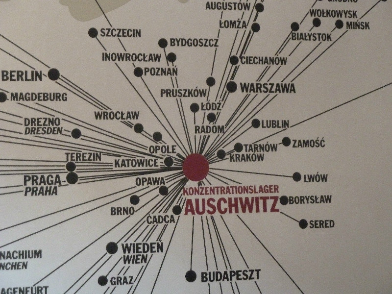 Auschwitz 1 Camp Poland - where prisoners came from