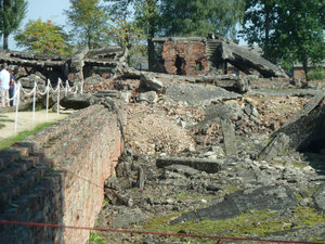Birkenau Concentration Camp Poland - destroyed crematorium (1)