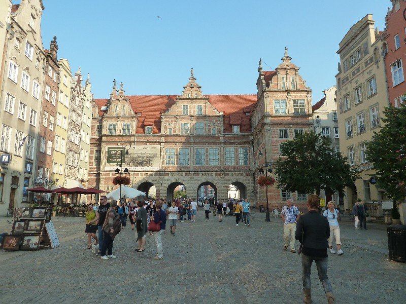 Gdansk in north Poland coast - Green gate