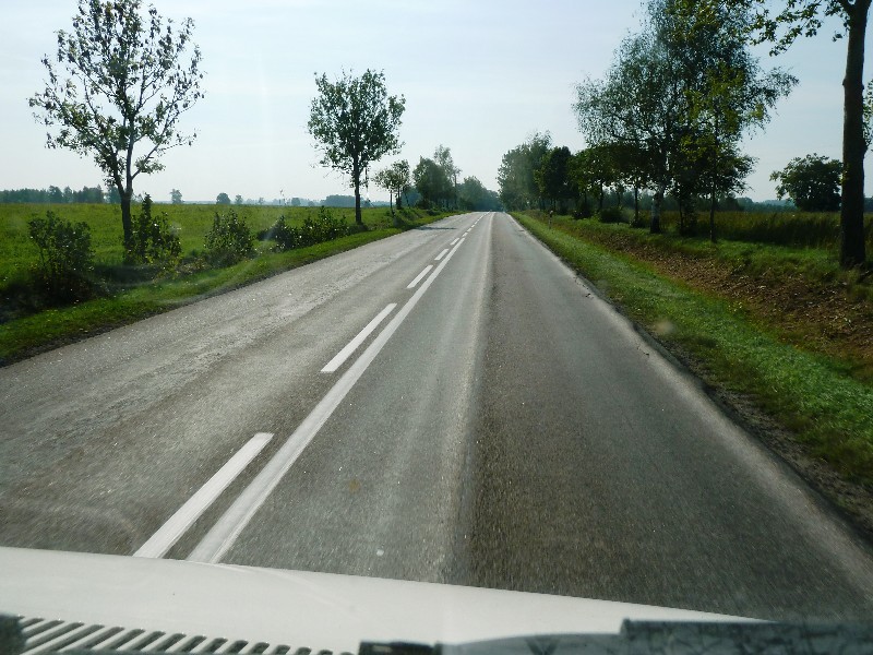 Borne Sulinowa in Poland - a rutted road (2)