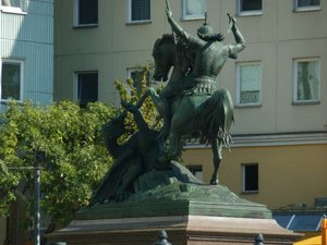 Berlin Germany - St George slaying the dragon (1)