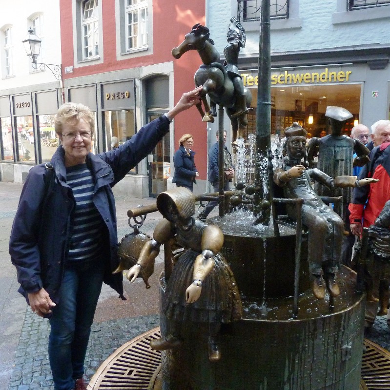 Aachen western Germany - Brass fountains (4)