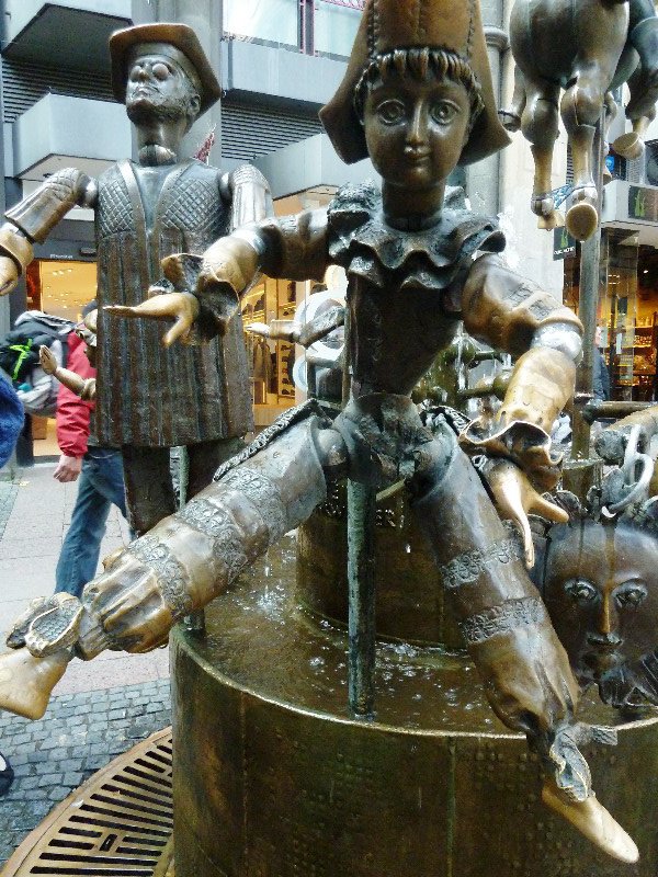 Aachen western Germany - Brass fountains (6)