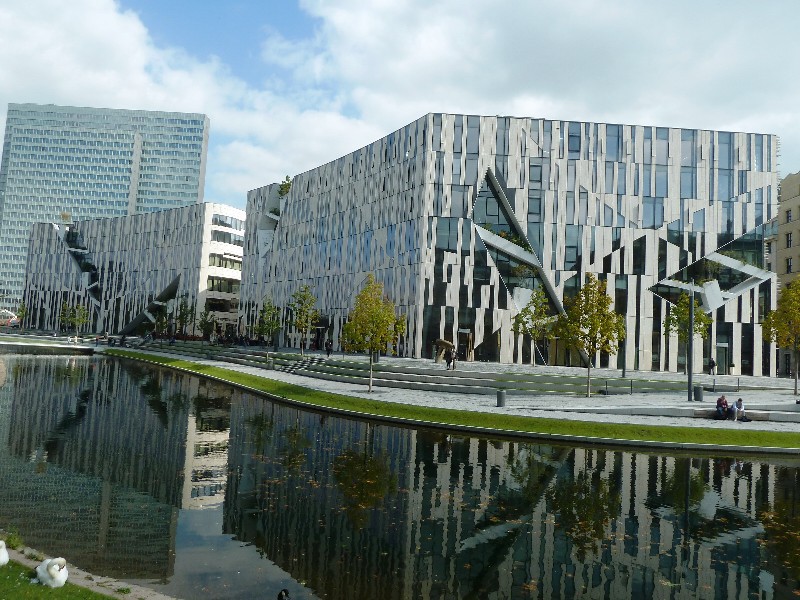 Dusseldorf Germany 23 Sept - new building designed by Daniel Libeskind