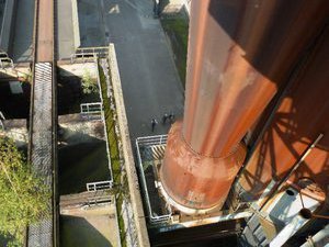 Landschaftspark Duisburg-Nord Germany - see the people a long way down