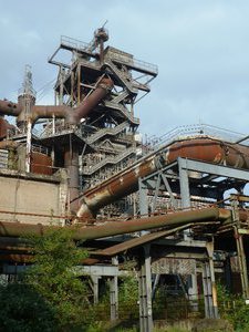 Landschaftspark Duisburg-Nord Germany - we climbed to the top of this