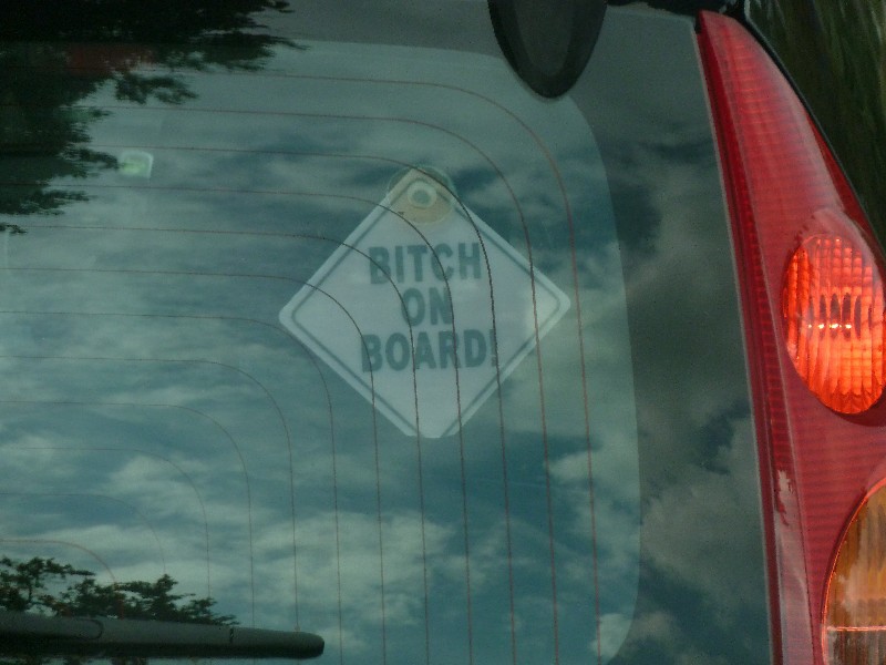 How is this for a different car sticker