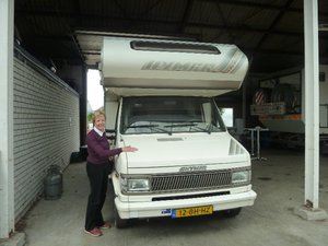 Our last moments with Mollie the motor home - sad goodbyes (1)