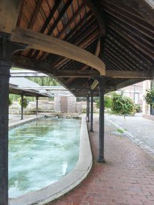 Hornfleur Normandy France - water from spring which has run for centuries (1)
