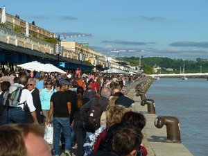 Bordeaux France - scenes along les Docks (5)
