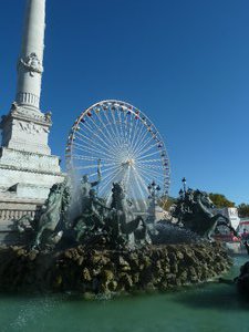 Bordeaux France - fountain in Place Quinconces (6)
