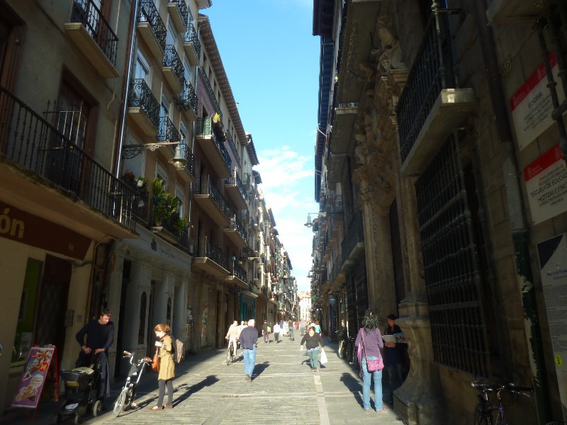 Pamplona Spain 6 and 7 October 2014 - the streets where the bulls run (2)