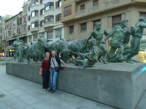 Pamplona Spain 6 and 7 October 2014 - Running with the Bulls Memorial (2)