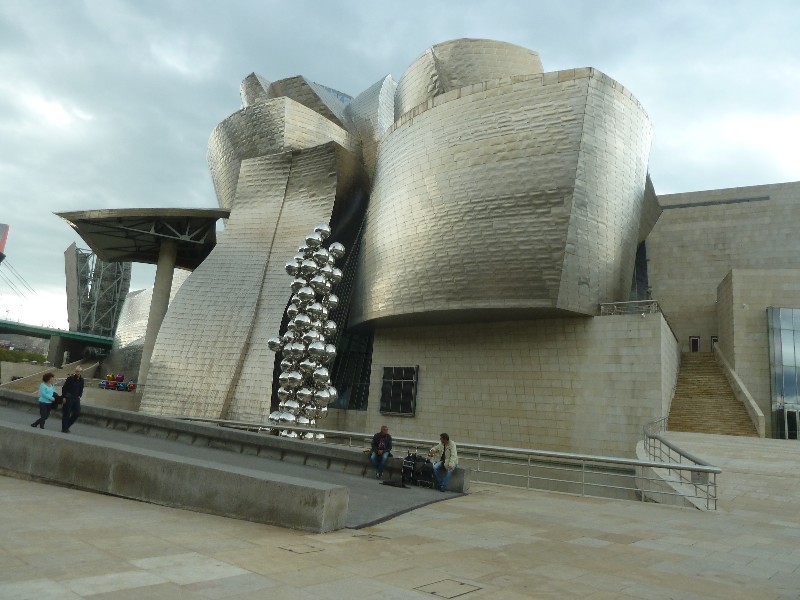 Bilbao in northern Spain - Guggenheim Museum outside (5)