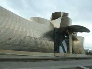 Bilbao in northern Spain - Guggenheim Museum outside (2)
