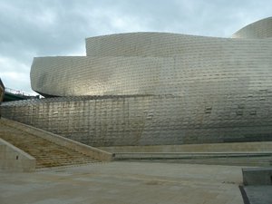 Bilbao in northern Spain - Guggenheim Museum outside (3)