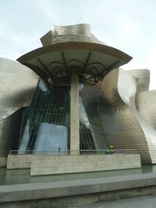 Bilbao in northern Spain - Guggenheim Museum outside (4)