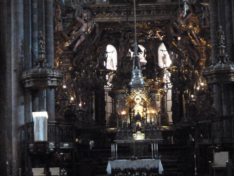 Santiago De Compostela on east coast of Spain 11 Oct 2014 - cathedral (1)