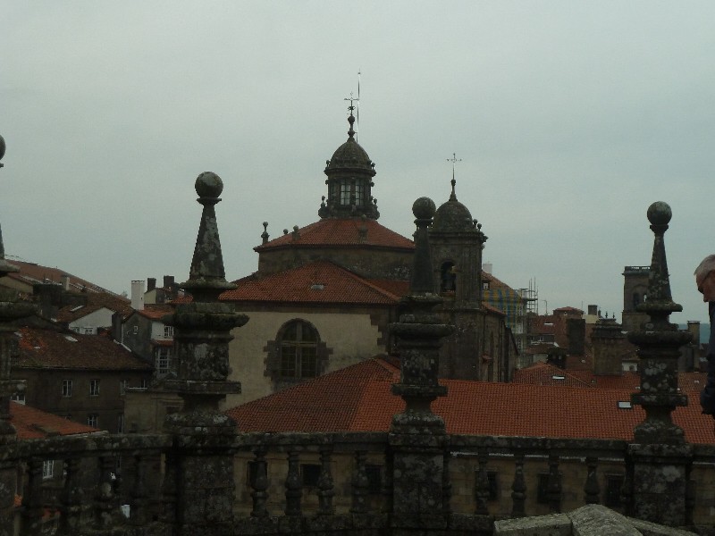 Santiago De Compostela on east coast of Spain 11 Oct 2014 - from the rooftop of the Cathedral (8)