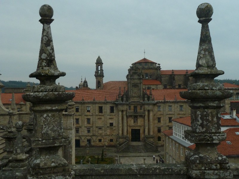 Santiago De Compostela on east coast of Spain 11 Oct 2014 - from the rooftop of the Cathedral (9)