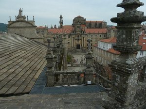 Santiago De Compostela on east coast of Spain 11 Oct 2014 - from the rooftop of the Cathedral (7)