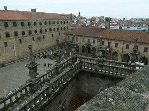 Santiago De Compostela on east coast of Spain 11 Oct 2014 - from the rooftop of the Cathedral (10)