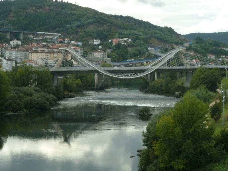 Ourense in western Spain -  very unusual bridge (1)