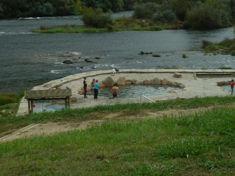 Ourense in western Spain - the 2nd thermal baths we saw