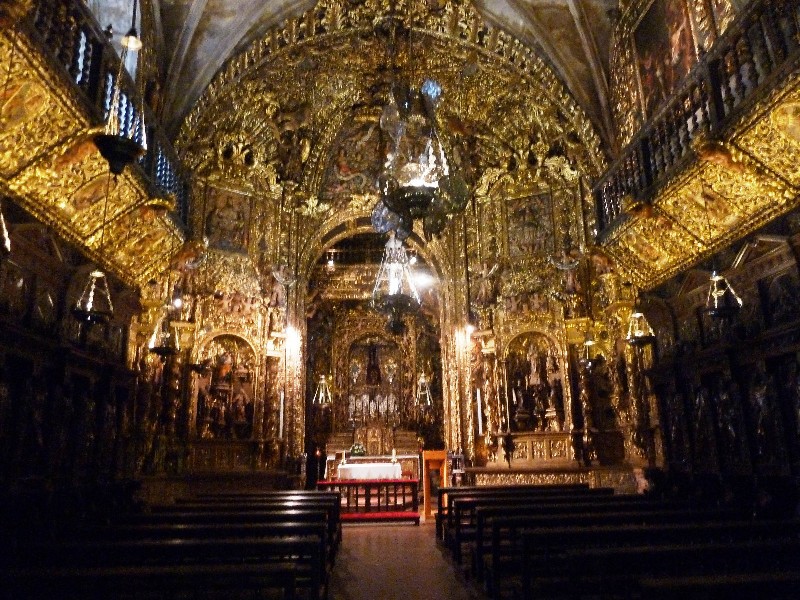 Ourense in western Spain - the Cathedral - check this out wow over the top with decoration
