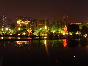 Xi'an gardens where musical fountain spectacular was (3)