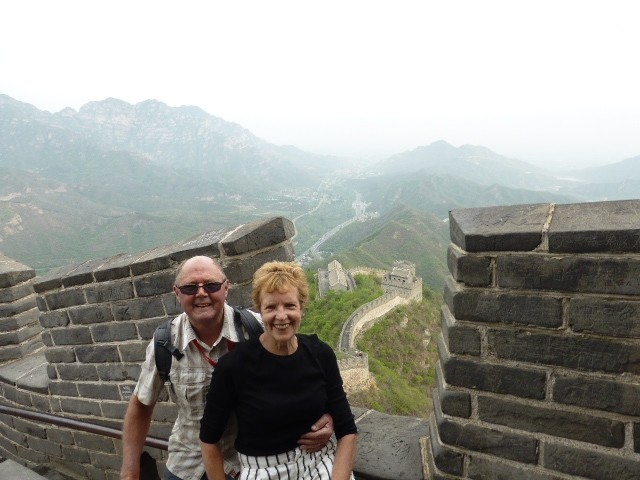 We made it to the top of the Great Wall