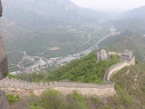 The scenery around the Great Wall