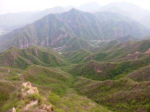 The scenery around the Great Wall