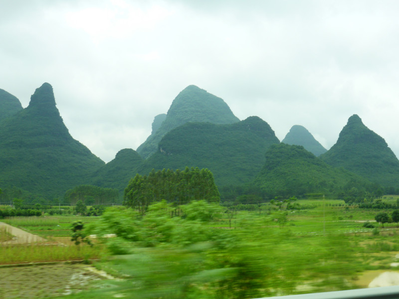 Countryside from Yangshuo to Guilin (3)
