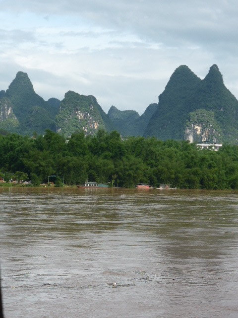 Flooded Li River