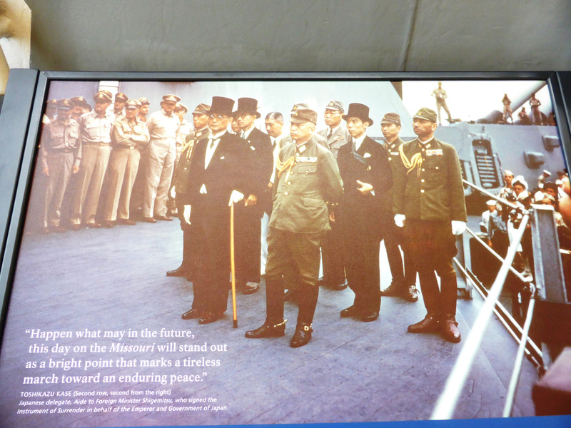 USS Missouri at Pearl Harbour - the signing of the end of the War - captions worth a read (1)