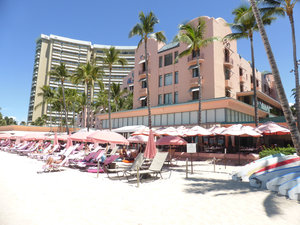 Royal Hawiian Hotel one of 1st hotels in Waikiki