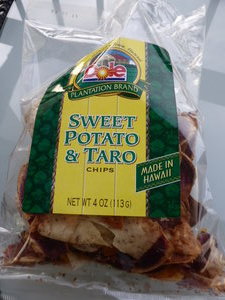 Sweet Potato & Taro chips