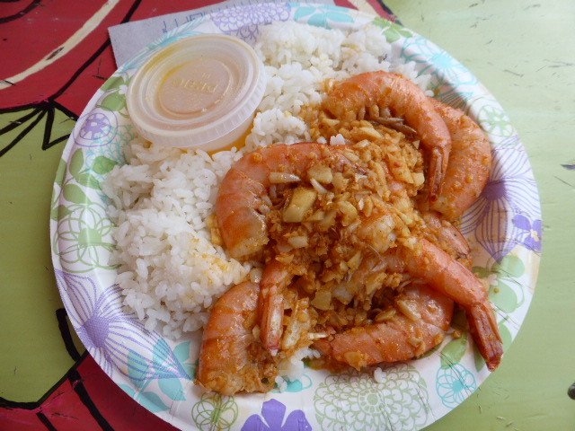 Garlic shrimps are famous in Hawaii  (1)