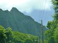 Kailua region on east coast of Oahu with Kualoa mountains