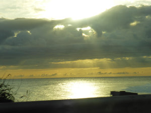 Sunset on west coast of Oahu (4)