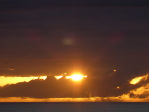 Sunset on west coast of Oahu (6)