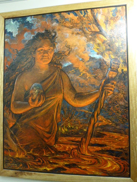 Pele, the volcano goddess