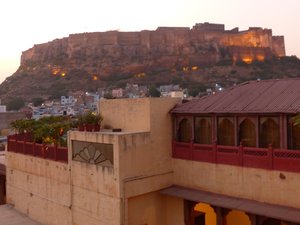 From the roof top restaurant on our hotel in Jodphur - Mahrangarh Fort (42)