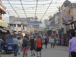 Pushkar Animal Fair - one of the many temporary lanes of stalls