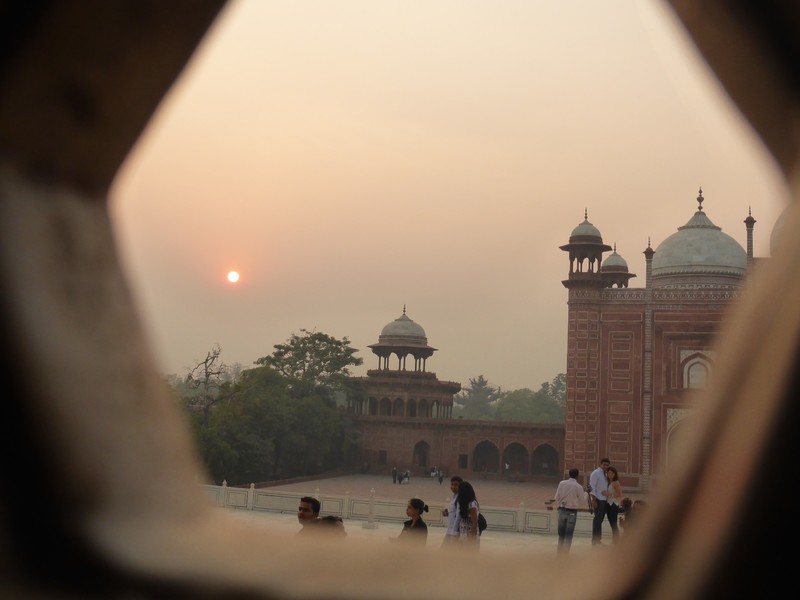 Taj Mahal - sunset (2)