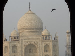 Taj Mahal - our 1st sighting