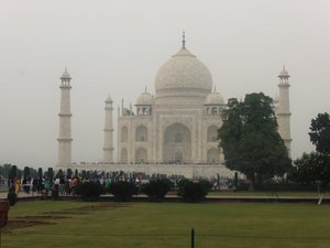 Taj Mahal - our last sight of the Taj